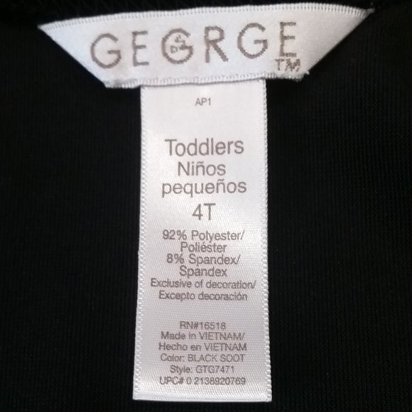 🎀Girls' George Black Velvet Shrug, size 4T, EUC 🎀$5 or 5 for $10 HOST PICK - Picture 7 of 10